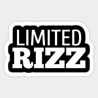 Limited Rizz Sticker